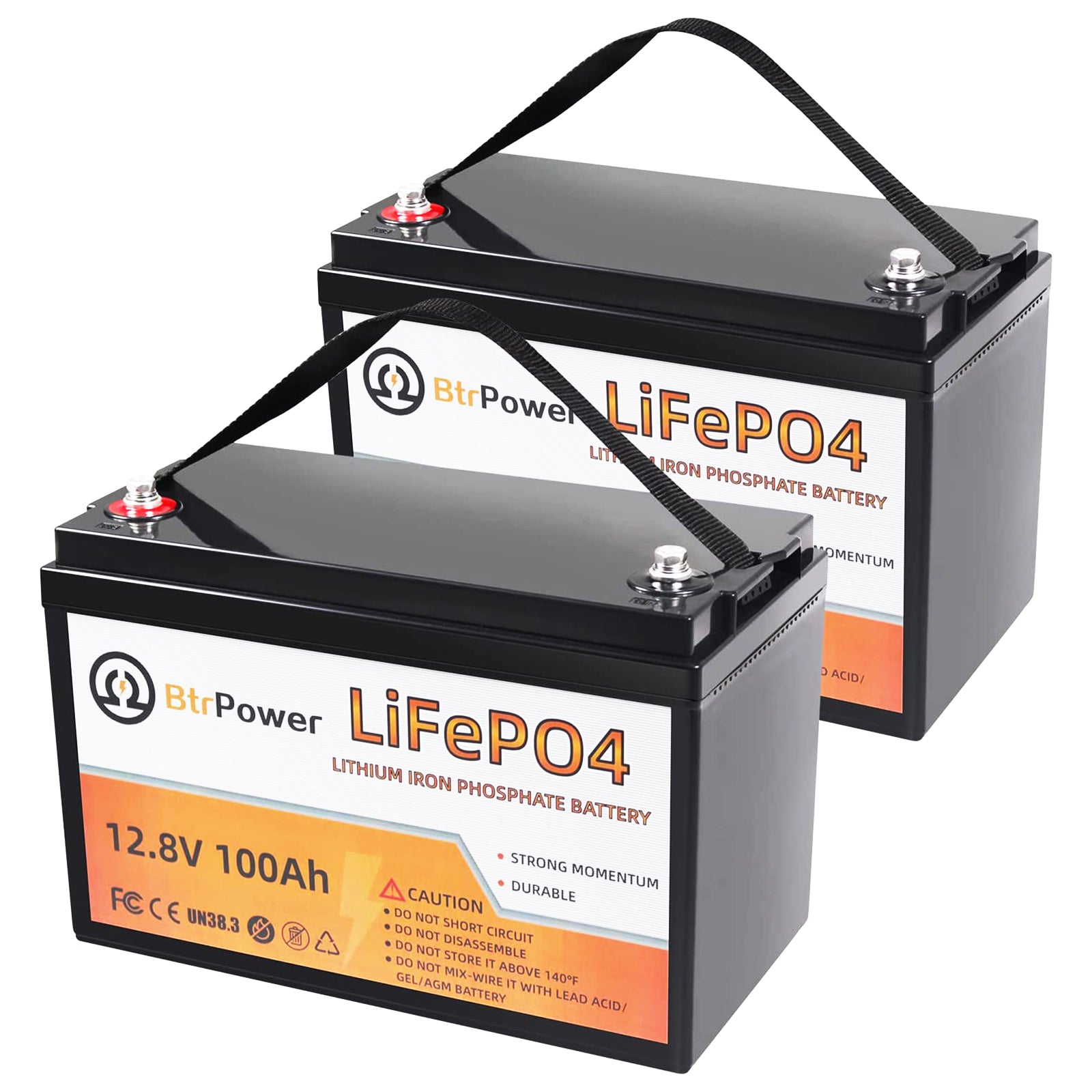 12V 100Ah LiFePO4 Lithium Iron Phosphate Battery For RV Marine Solar S –  BtrPower